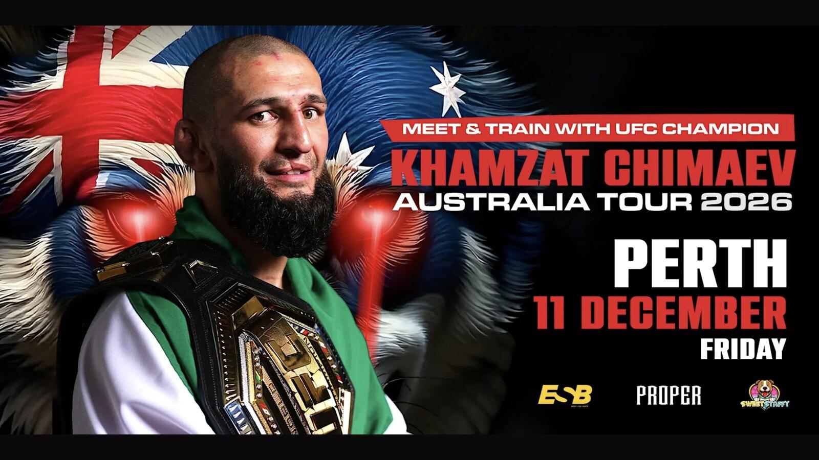 Meet & Train with UFC champion Khamzat Chimaev - Perth (11 December)